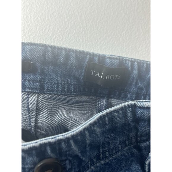 Talbots Jeans Size 8P Petite Wide Leg Crop Jeans - Picture 6 of 11